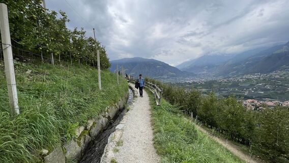 Foto von Jürgen Brückner entlang der Tour