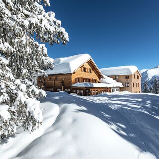 Lindauer Hütte im Winter