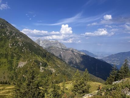 Foto de Florian Kälin a lo largo del recorrido