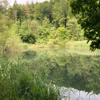 Ein kleiner Seen entlang dieser Route