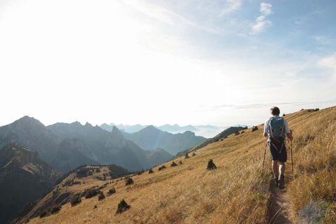 Hüttenwanderung - Am Grat in Richtung Feigenkopf