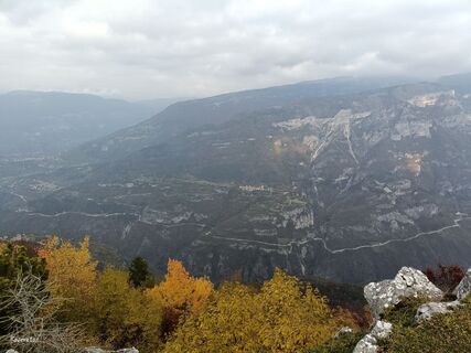 Foto da Katia Fava lungo il tour