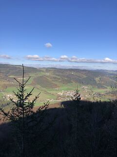 Foto von Carina Pfeiffer entlang der Tour