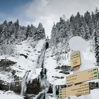 Gefrorener Cascade du Rouget
