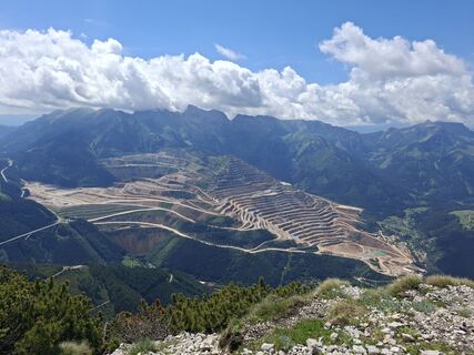 Photo de Paul Wolf le long du parcours