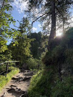 Foto von Babs Holz entlang der Tour