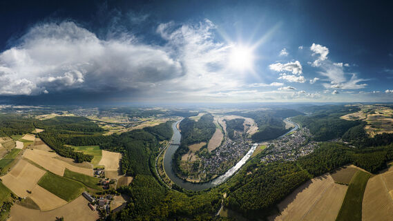 Ausblick Neckargerach und Guttenbach