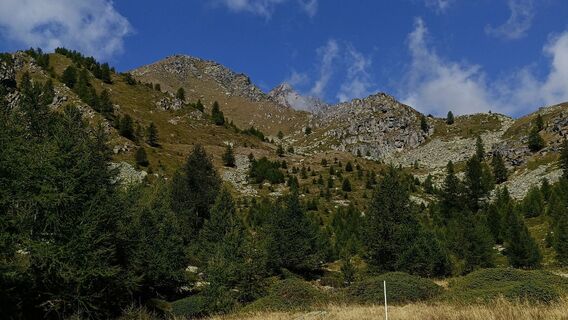 Foto de Maurizio Dell'acqua a lo largo del recorrido