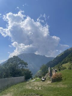 Foto von Silke entlang der Tour