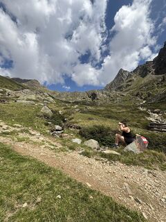 Foto de Massimiliano Cavallin a lo largo del recorrido