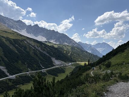 Foto von Silvia Huber entlang der Tour