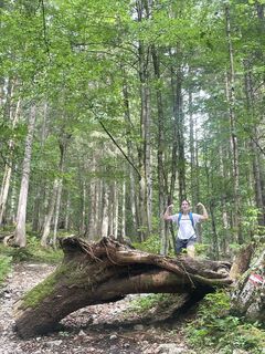Foto von Paula Weißenbacher entlang der Tour
