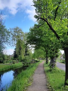 Entlang der Milde an der Ostpromenade