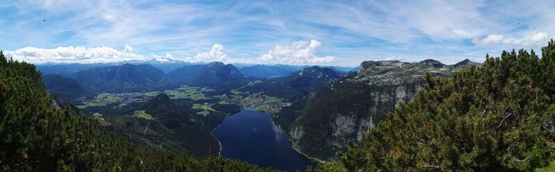 Panorama vom Gipfel der Trisselwand