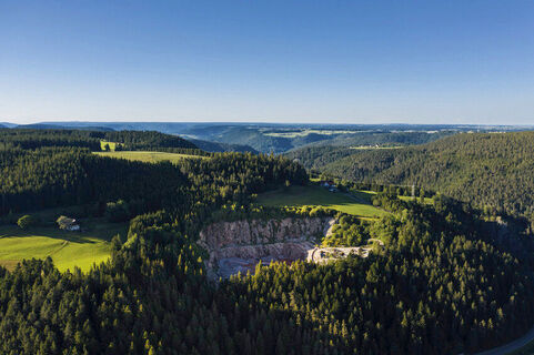 Steinbruch in Tennenbronn