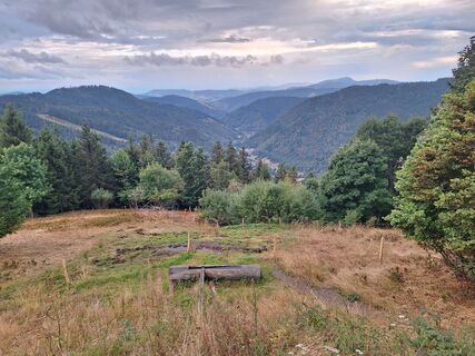 Photo de Katharina le long du parcours