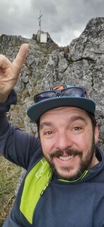 Foto von Klaus Lehner entlang der Tour