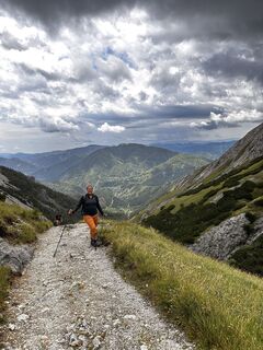 Foto von Alexander Fally entlang der Tour
