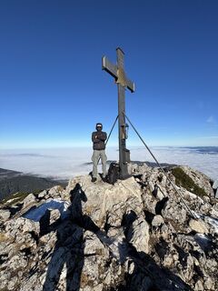Zdjęcie z Benedikt Nöker wzdłuż trasy