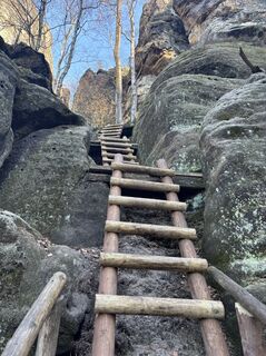 Foto von Sylvia Sellung entlang der Tour