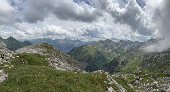 Photo de Norbert Herbig le long du parcours