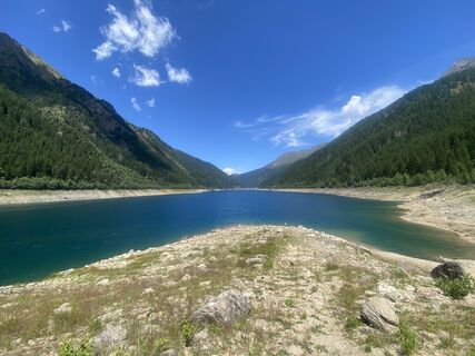 Photo de Marco Angelo Bongini le long du parcours