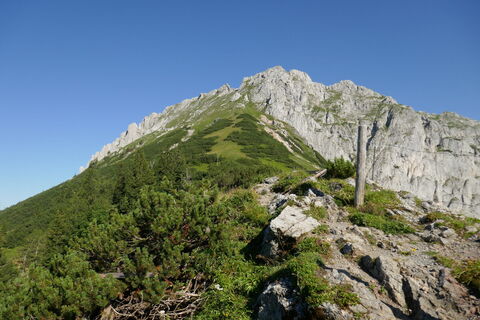 Lamingsattel mit dem weglosen Weiterweg