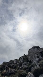 Photo de Giuseppe Deiana le long du parcours