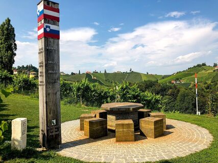 Grenztisch im Naturpark Südsteiermark