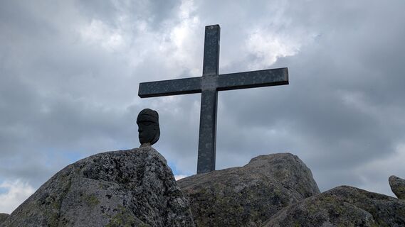Zdjęcie z Roman Kutschera wzdłuż trasy