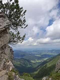 Photo de Brigitte Hartmann le long du parcours