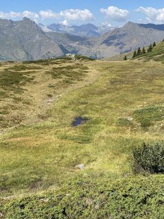 Photo de Gianberto Zilli le long du parcours