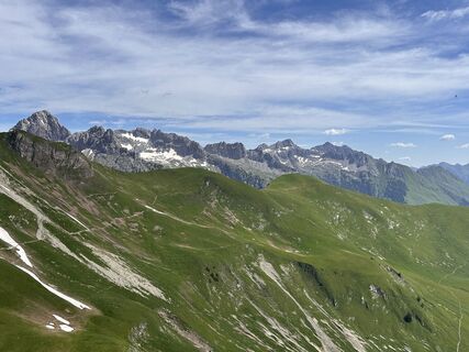 Photo de Norbert Herbig le long du parcours