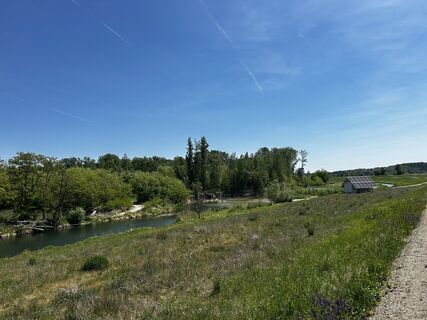 Foto de Andrea Opitz-Jandrisits a lo largo del recorrido