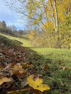 Foto von Anne Müller entlang der Tour
