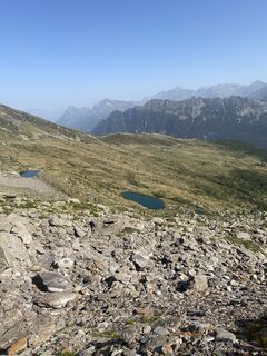Photo de Cinzia le long du parcours