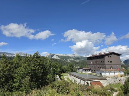 Foto de Bernhard Grumbeck a lo largo del recorrido