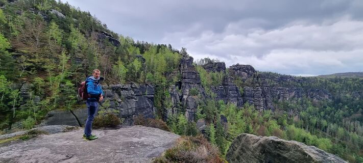 Foto von Sonja Pankow entlang der Tour