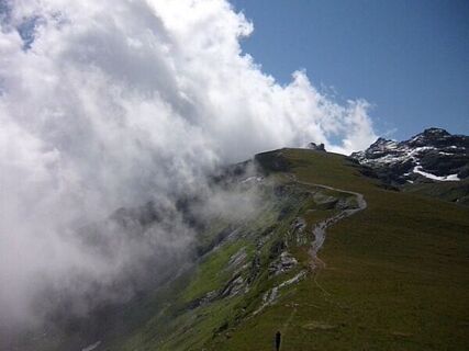 Mystische Stimmung auf dem Baseggla-Grat