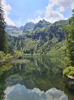 Foto von Stefanie Schöndorfer entlang der Tour