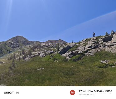 Foto de marco conte a lo largo del recorrido