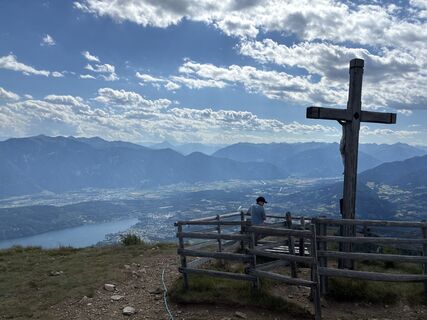 Photo de Andreas le long du parcours