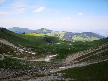 Weg nach Leiterepass - Gantrisch Wanderung