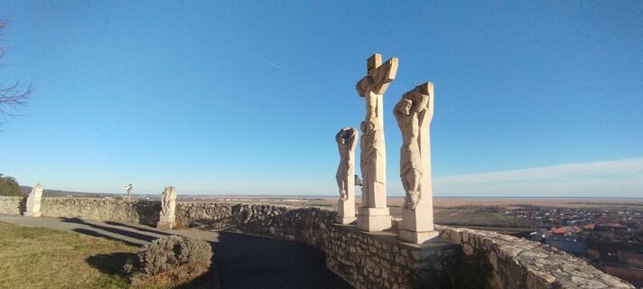 Photo de Christine Fischer le long du parcours