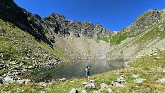 Foto von Veronika Strauss entlang der Tour
