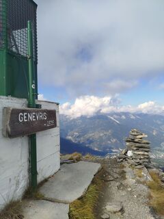 Photo de Miriam Laganella le long du parcours