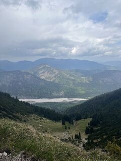 Photo de Hans-Heinrich Mai le long du parcours