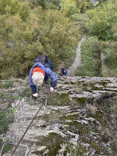 Foto de Carlo Betz a lo largo del recorrido