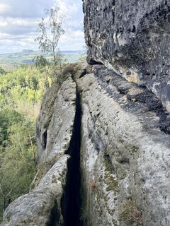 Foto von Paul entlang der Tour