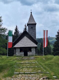 Foto de Gertrude Storr a lo largo del recorrido